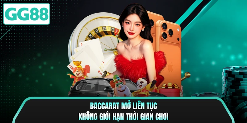 Baccarat mở liên tục không giới hạn thời gian chơi