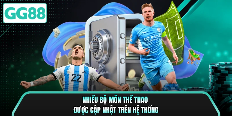 Nhiều bộ môn thể thao được cập nhật trên hệ thống